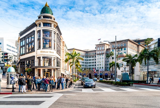 Visit Rodeo Drive in Beverly Hills