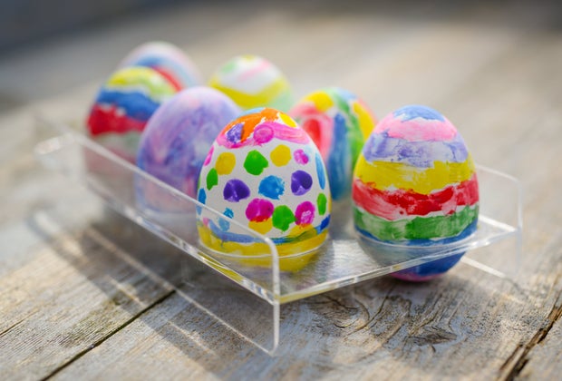 Colorful Easter eggs