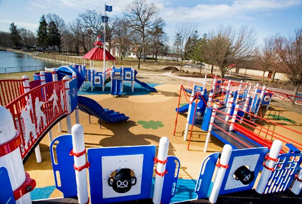 Phelps Lane Park playground Best Playgrounds on Long Island for Kids