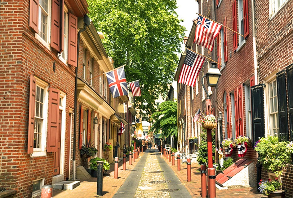 Take in 300 years of history on Elfreth's Alley. Photo courtesy of the museum
