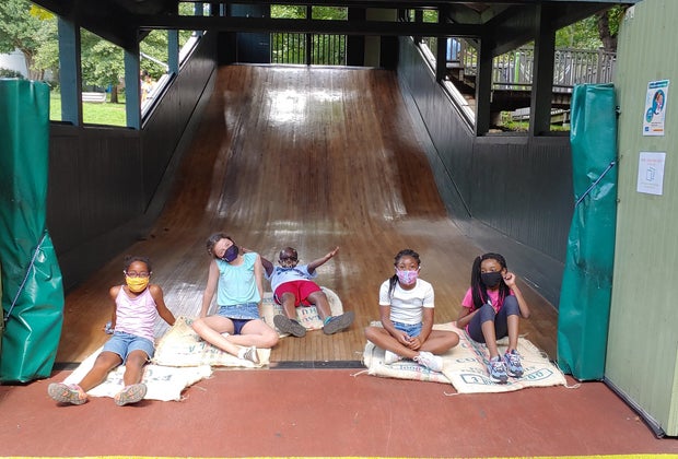 giant slide at Smith Memorial Playground and Playhouse Visiting Philadelphia with Kids: 3 Day Itinerary from a Local