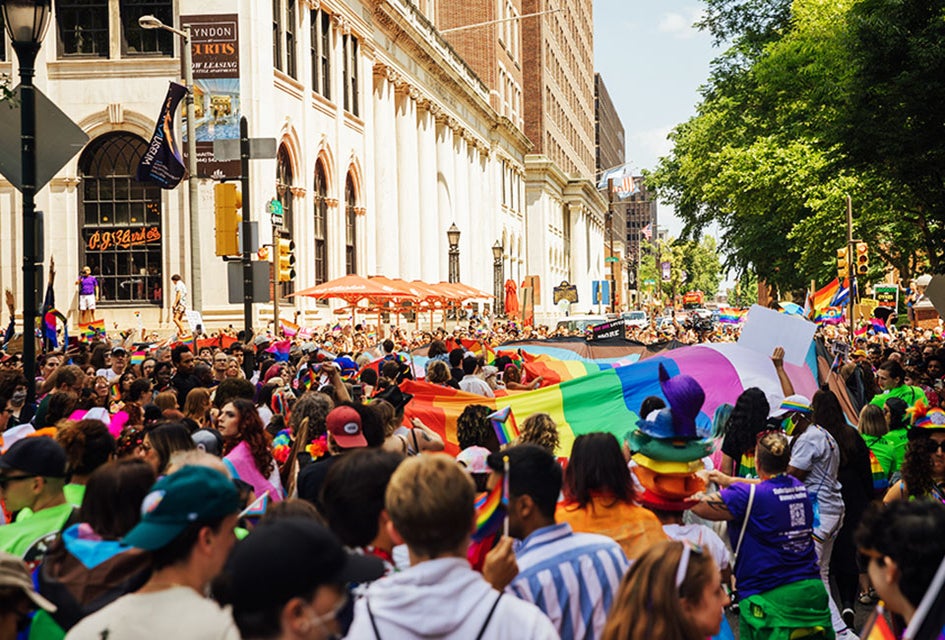 Philadelphia's Pride March and Festival. Photo by S. Ramones for Visit Philadelphia