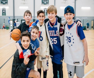 Learn ball skills from the best at Jr. 76ers Basketball Camps. Photo courtesy of the camp 