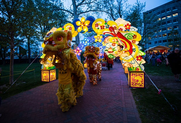Chinese Lantern Festival at Franklin Square Park