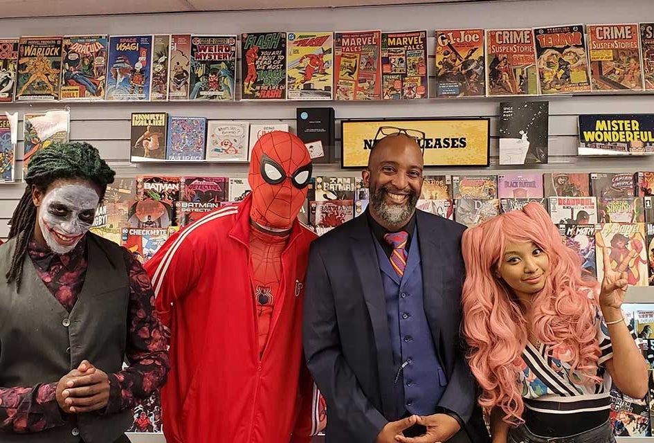 Delight in vintage comic books, games, and more at Megabrain Comics & Arcade.
