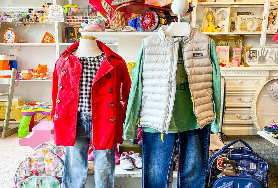 Connecticut consignment shops buy and sell a vast selection of gently used clothing and more. Photo courtesy of Around the Rosy.