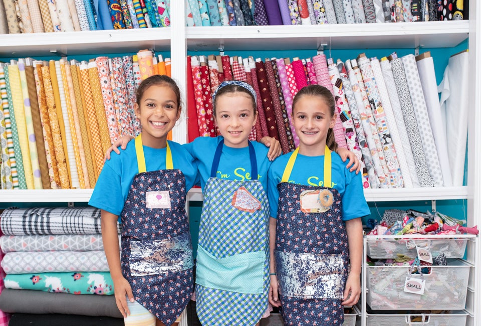 Budding fashion designers can sew their own creations at Creative Youth Summer Camp. Photo courtesy of the camp