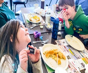 Find a sweet treat for the whole family at the best places for breakfast in Connecticut with kids! Photo courtesy of Hotcakes