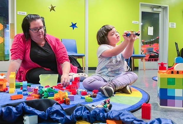 Indoor play space at Legoland Discovery Center