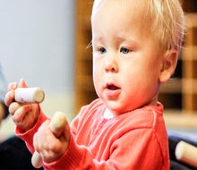 Baby music classes are a great way to bond and learn. Photo courtesy of Musik Garden