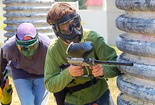 Outdoor Kids' Birthday Parties Near DC: Pev's Paintball