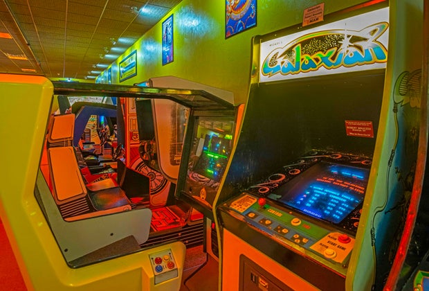 Photo of classic arcade games - Best Arcades in Boston