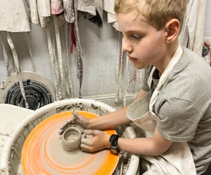 Greater Boston's art camps offer classes in pottery, painting, and more! Photo courtesy of The Clay Room in Brookline