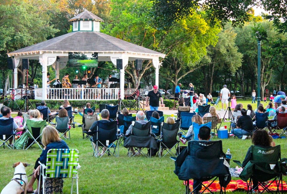 Houston's Free Concerts and Outdoor Music Festivals for Families Summer 2025 Spend a summer evening at one of these free outdoor concerts. Photo courtesy of the City of Friendswood