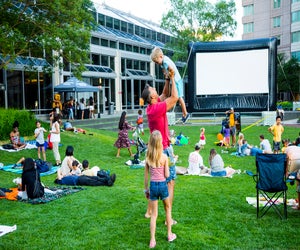 Boston features free movies this summer! Photo by Hannah Rose Photography, courtesy of the Prudential Center