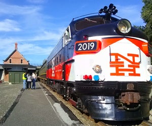 Hop aboard for a trip through Litchfield County and fun things to do with kids! Naugatuck Railroad photo courtesy of the Railroad Museum of New England.
