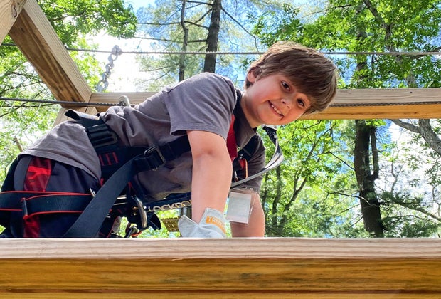 Image of child at TreeTop Adventures - Extreme Sports and More Thrilling Activities 