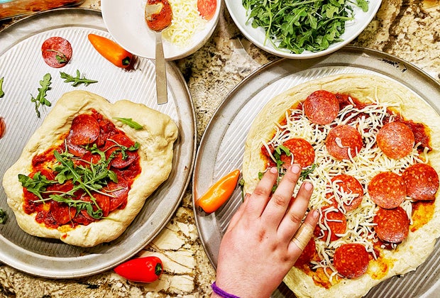 Make your own pizza for Pi day