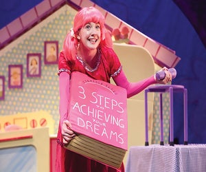 Pinkalicious comes to Kean University's Wilkins Theatre this weekend. Photo courtesy of the production