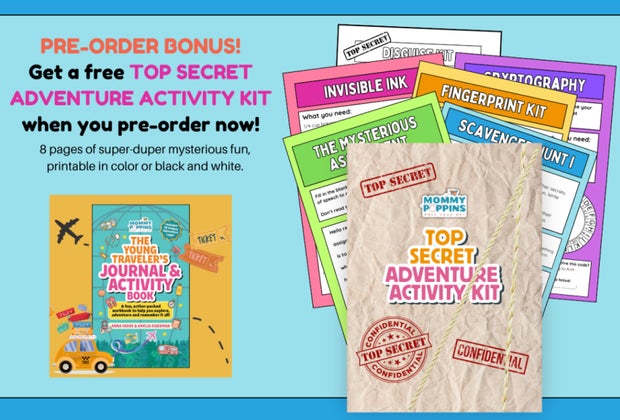 Get a bonus gift when you pre-order The Young Traveler’s Journal and Activity Book today