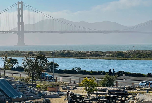 Exploring San Francisco's New Presidio Tunnel Tops with Kids: Gorgeous views