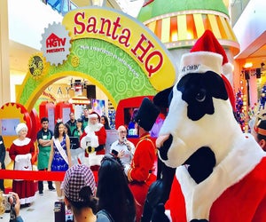 Visit Santa's headquarters at Queens Center. Photo courtesy of Queens Center