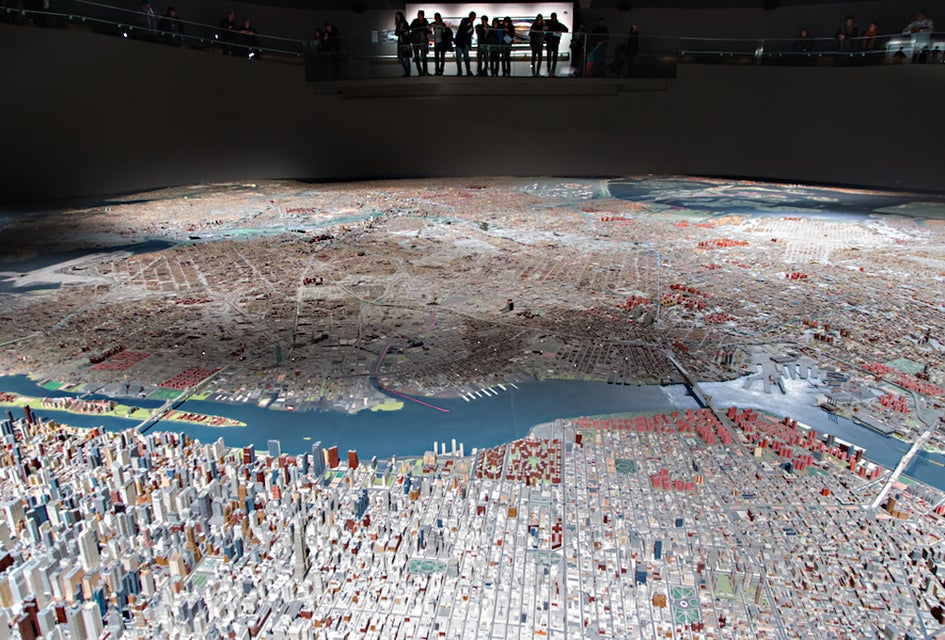 Gaze at the famous Panorama of NYC.