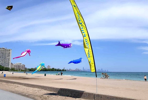 Rainbow beach has so much sandy beach to walk on.