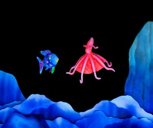 The Rainbow Fish swims into the Bardavon in April. Photo courtesy of the Mermaid Theater of Nova Scotia