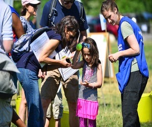 Put your navigation skills to test on Randall's Island at the annual treasure hunt. Photo courtesy of park organizers