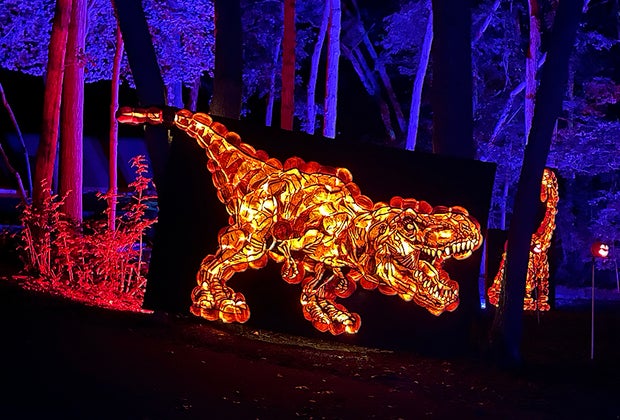 Rise of the Jack O'Lanterns Opens on Long Island T rex