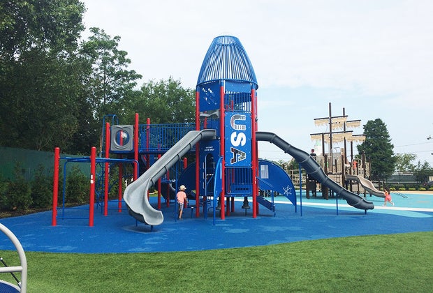 Rocketship Park in Port Jefferson Best Playgrounds on Long Island for Kids