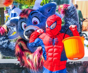 Halloween fun is coming, with the best things to do in Boston with kids this October 2025! Photo courtesy of the Roger Williams Park Zoo and Carousel Village