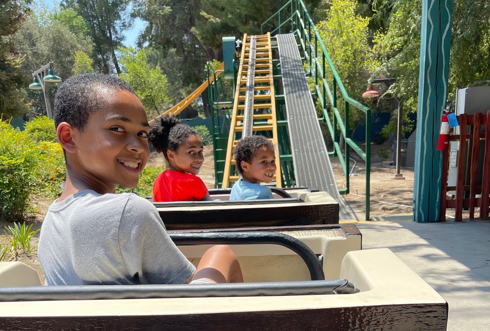 There are rides that delight tots and teens at Six Flags.
