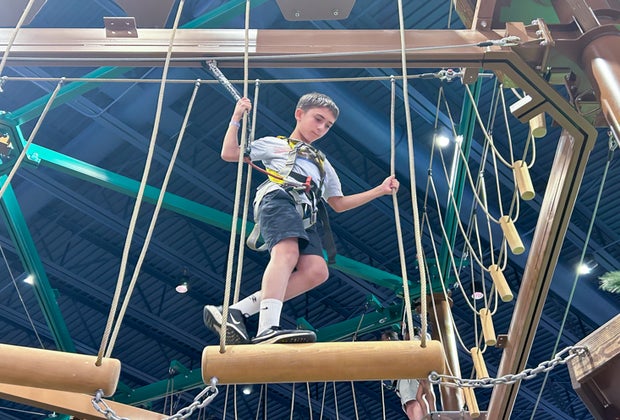 Great Wolf Lodge Maryland: Howlers Peak Ropes Course