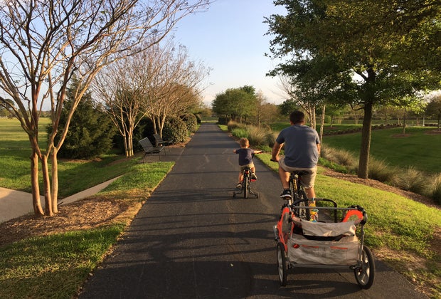 Things to do in Houston with babies: walks and bike rides