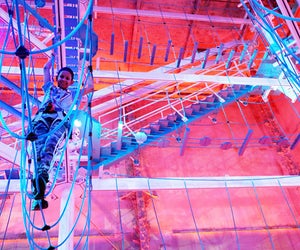 Indoors and out, these family fun centers will keep the kids active! Photo courtesy of It Adventure Ropes Course