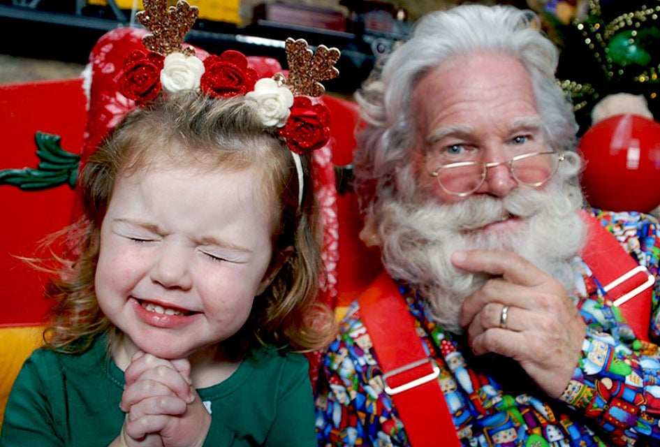 Kids love meeting Santa at The Santa Workshop Experience, full of holiday magic. Photo by the author