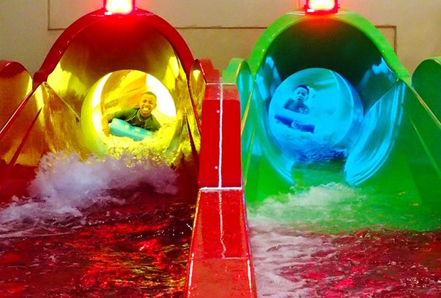 Sahara Sam's Water Slides Indoor Water Park