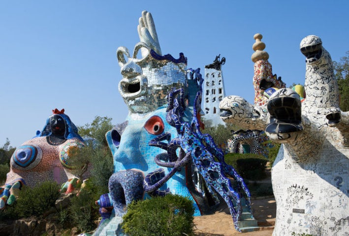 Niki de Saint Phalle: Structures for Life Niki de Saint Phalle. Tarot Garden, Garavicchio, Italy. Photo: Peter Granser