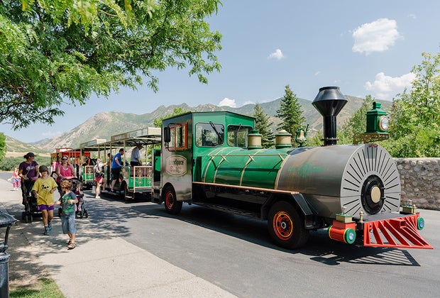 Salt Lake City with Kids: This is the PLace Heritage Park's train