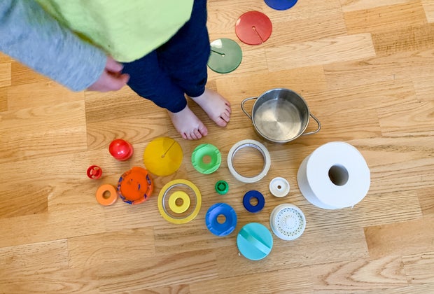 Screen-Free Toddler Activities: Shape Search