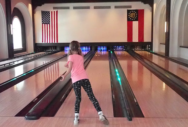 bowling A Favorite Family Getaway: Sea Island Resort, Georgia