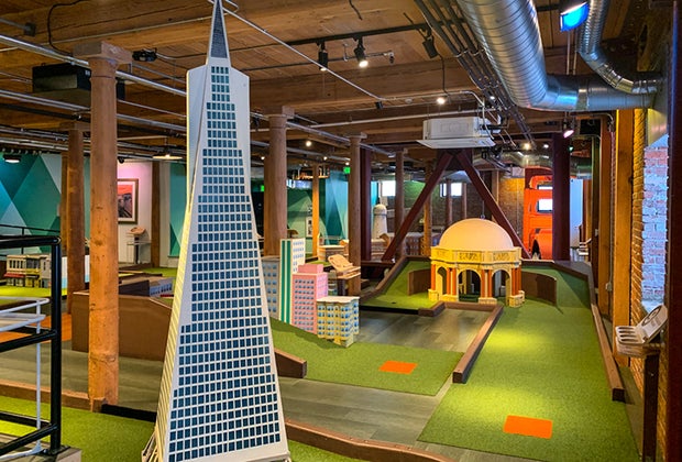 Things to do with Teens and Tweens in San Francisco: Subpar Mini-Golf