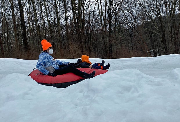 Go snow tubing at Shawnee Mountain