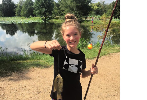fishing Sheldon Lake State Park