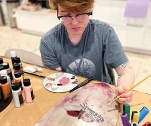 Design your own board at Skateboard Design Camp. Photo courtesy of Design Hive