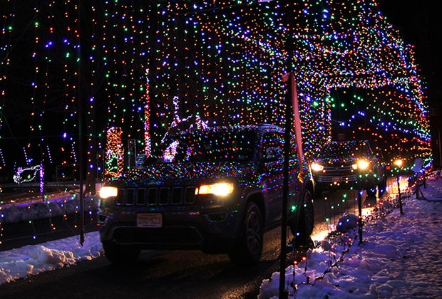 Christmas Lights drive-thrus near NYC: Skylands Stadium