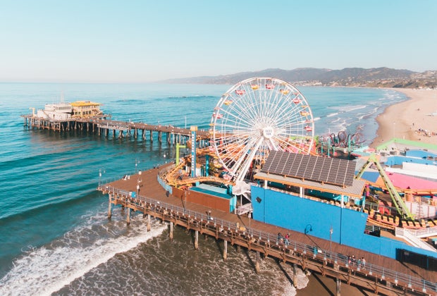 Open on Thanksgiving in Los Angeles: Santa Monica Pier
