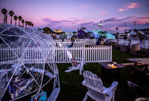 Snow N Glow: VIP Igloos with Fire Pits